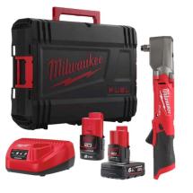 Milwaukee M12FRAIWF12-622X M12 FUEL Right Angle Impact Wrench With 1x 6Ah 1x 2Ah Batteries