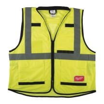 MILWAUKEE Premium Hi-Visibility Vest Yellow MILWAUKEE Premium Hi-Visibility Vest Yellow
