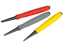 Stanley Dynagrip Nail Punch - Set of 3