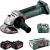 Metabo W18 LTX 125 5Inch Angle Grinder Body Only With 2 x 5.2Ah Batteries In MetaBOX