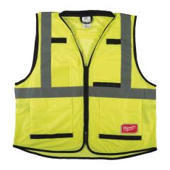 MILWAUKEE Premium Hi-Visibility Vest Yellow MILWAUKEE Premium Hi-Visibility Vest Yellow