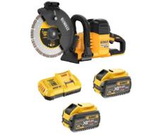 DeWALT DCS691X2-GB 54V XR Flex volt 230mm Cut-Off Saw With 2x 9Ah Batteries