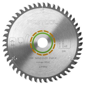 Festool Fine Tooth Saw Blade HW 160mm x 2.2mm x20mm W48