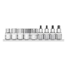 Gedore Red R68008009 1/2inch Drive Screwdriver Bit Sockets 9 Pieces With Rail Gedore Red R68008009 1/2inch Drive Screwdriver Bit Sockets 9 Pieces With Rail