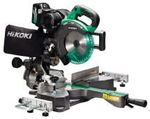 HiKOKI C3607DRA/JGZ 18V/36V Multi Volt 185mm Slide Compound Mitre Saw With 2x 2.5Ah/5.0Ah Batteries