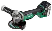 HiKOKI G18DBAL/JJZ/18 18V Brushless Angle Grinder 2 x 5.0Ah Batteries