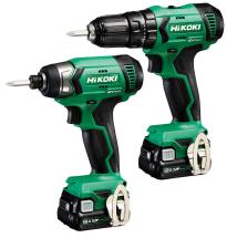 HiKOKI KC12DJ/JBZ Twinpack 12v Peak Cordless Kit 2x 2.5ah Batteries