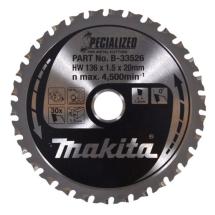 Makita B-33526 136mm x 20mm x 30T Cordless Circular Saw Blade