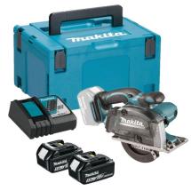 Makita DCS552Z 18v Metal Saw 136mm With 2x 5Ah Batteries Makita DCS552Z 18v Metal Saw 136mm With 2x 5Ah Batteries
