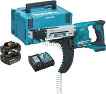 Makita DFR550RTJ 18v Autofeed Screwdriver with 2x 5.0ah Batteries Makita DFR550RTJ 18v Autofeed Screwdriver with 2x 5.0ah Batteries