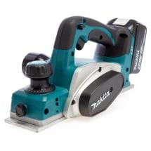 Makita DKP180RTJ 18v LXT 82mm Cordless Planer 2 x 5.0Ah Batteries