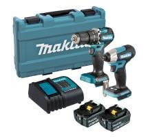 Makita DLX2414ST 18V Brushless Twin Kit With 2x 5Ah Batteries