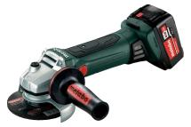 Metabo W18 LTX 125 5inch Angle Grinder Body Only With 2 x 5.2Ah Batteries In MetaBOX