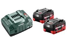 Metabo Basic Set 2 x 18V LiHD 5.5Ah Battery Kit With ASC 145 Charger Metabo Basic Set 2 x 18V LiHD 5.5Ah Battery Kit With ASC 145 Charger