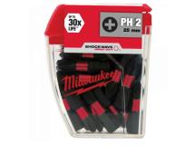 Milwaukee 4932472037 SHOCKWAVE PH2 25mm Screwdriver Bits 25pc