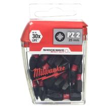Milwaukee 4932472041 SHOCKWAVE PZ2 25mm Screwdriver Bits 25pc