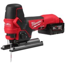 Milwaukee M18FBJS-502X M18 FUEL Bodygrip Jigsaw with 2x 5ah Batteries