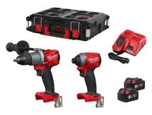 Milwaukee M18FPP2L2-502P M18 Fuel Twin Pack in Packout case