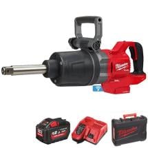 Milwaukee M18 ONEFHIWF1D-121C 18V Fuel One-Key D-Handled 1inch Impact Wrench With 1x 12.0Ah Battery