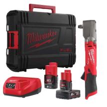 Milwaukee M12FRAIWF12-622X M12 FUEL Right Angle Impact Wrench With 1x 6Ah 1x 2Ah Batteries Milwaukee M12FRAIWF12-622X M12 FUEL Right Angle Impact Wrench With 1x 6Ah 1x 2Ah Batteries