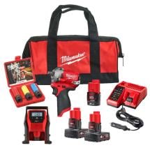 Milwaukee M12 FPP3AK-402B 12V Fuel Brushless 2 Piece Kit With 2x 4.0Ah 1x 2.0Ah Batteries Milwaukee M12 FPP3AK-402B 12V Fuel Brushless 2 Piece Kit With 2x 4.0Ah 1x 2.0Ah Batteries