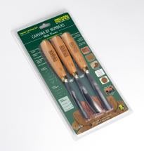 Record Power 50004 3 Piece Carving by Numbers Spoon Carving Tool Set
