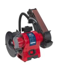 Sealey BG150BS Bench Grinder 150mm With 50mm Belt Sander & Work Light 250W 230V Sealey BG150BS Bench Grinder 150mm With 50mm Belt Sander & Work Light 250W 230V