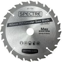 Spectre SP-17205 165mm x 20mm x 24T TCT Circular Saw Blade Spectre SP-17205 165mm x 20mm x 24T TCT Circular Saw Blade