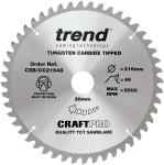 Trend CSB/CC21648 TCT Craft Saw Blade Crosscut 216mm x 48T x 30mm Trend CSB/CC21648 TCT Craft Saw Blade Crosscut 216mm x 48T x 30mm