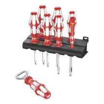 Wera Kraftform Sports Edition Wales Screwdriver Set Bottle Opener & Rack 8 Pieces Wera Kraftform Sports Edition Wales Screwdriver Set Bottle Opener & Rack 8 Pieces