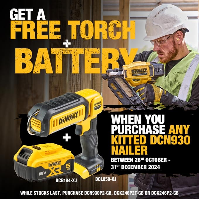 DeWALT Nailer Redemption Offer