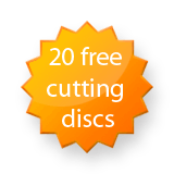 20 free metal cutting discs
